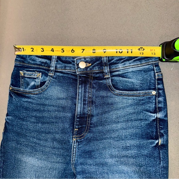 ZARA High Waisted Flare Jeans Size 4 - Picture 4 of 9